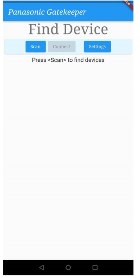 Panasonic Doorbell board app