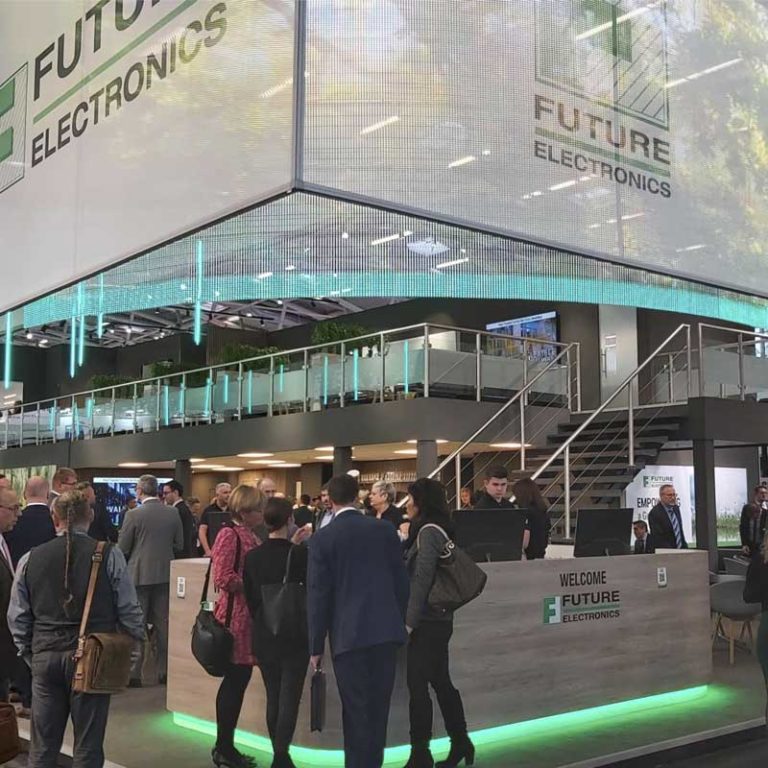Future Electronics booth at Electronica 2022 in Munich.