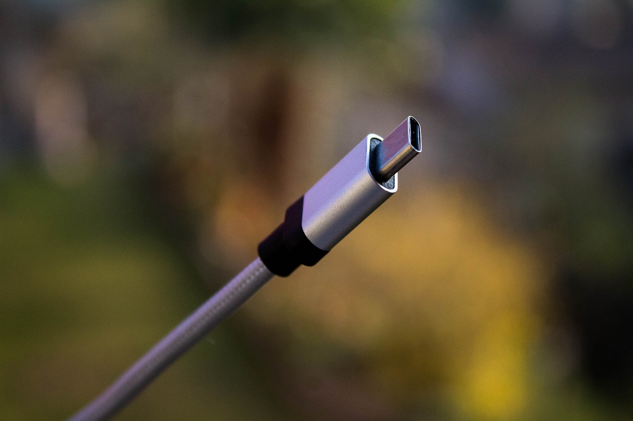 One side of a USB Type C Cable